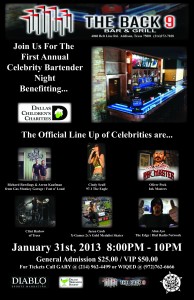 First Annual Celebrity Bartender Night