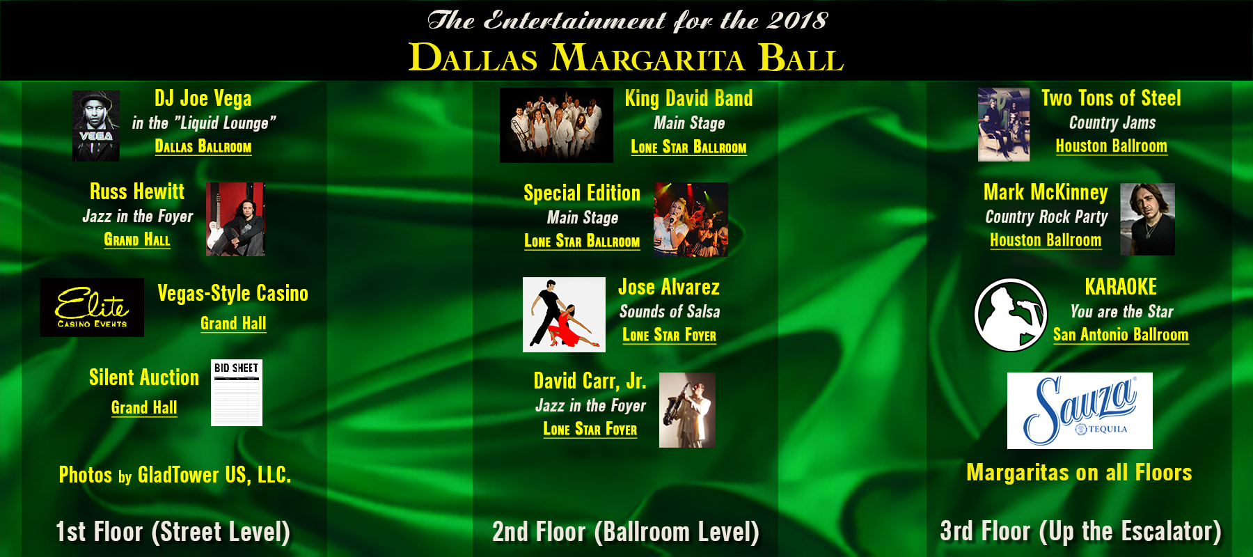 2018 Dallas Margarita Ball Entertainment