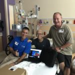 Dallas Margarita Society Laptop Delivery to Alan at Children's Medical Center of Dallas
