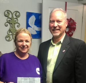 Dallas Margarita Society Grant Delivery to the Battered Women's Foundation in North Richland Hills