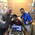 Dallas Margarita Society Laptop Delivery to David at Children's Medical Center of Dallas