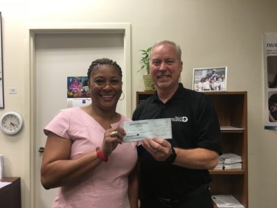 Dallas Margarita Society Grant Delivery to Irving Cares