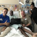 Dallas Margarita Society Laptop Delivery to Nicholas at Children's Medical Center of Dallas
