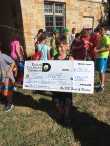 Dallas Margarita Society Grant Delivery to Camp iHope