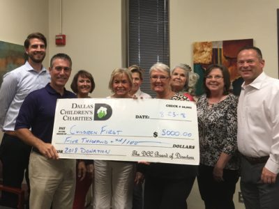 Dallas Margarita Society Grant Delivery to Children First Counseling Center