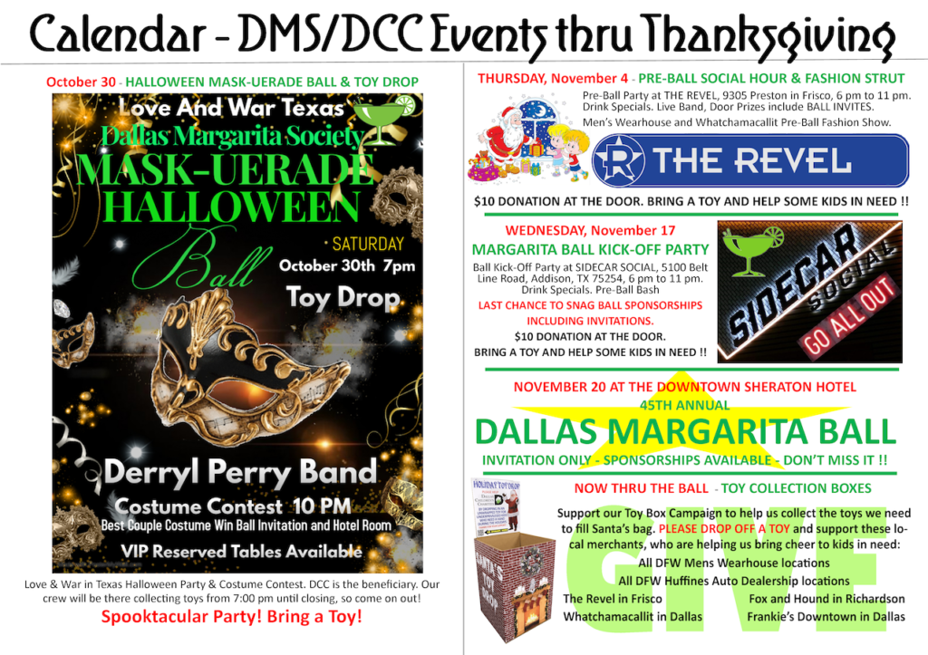 PreBall Events 20211025.v1 for website v1 Dallas Margarita Society