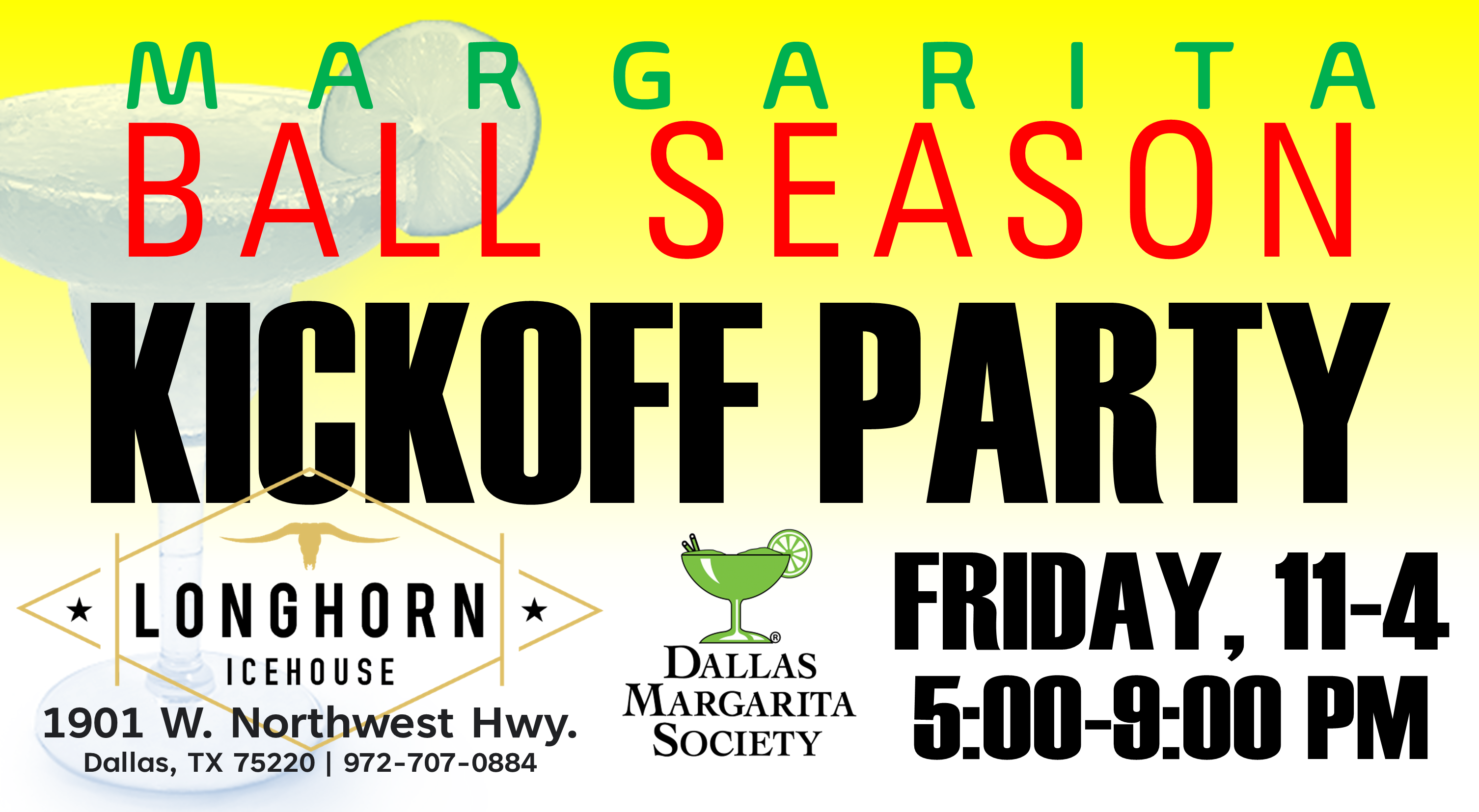 Margarita Ball Season Kickoff Party